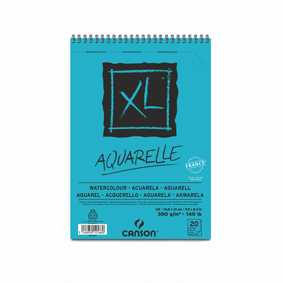 Croquera Acuarela Canson XL Aquarelle 300gr A5