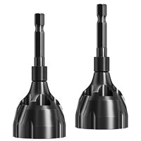 Ioensy - Broca De Desbarbado Para Pernos De Broca De Acero Endurecido Y Mandril Apretado Estilo A