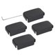 thumbnail image 2 of Tapones De Goma Blanda Para Asiento Trasero De 4 Piezas Para Tesla Modelo 3/Y Para Evitar Cortes, 2 of 5