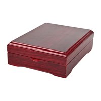 Ioensy - Caja De Almacenamiento De Caja De Exhibición De Madera Moderna Durable Para Escritorio 10.5Cmx14Cmx3.5Cm