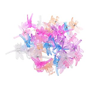 Ioensy - 30X Mariposa Orquídea Clips Planta Clips Jardín Flor Vid Soporte Clips Lindo