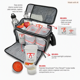 thumbnail image 3 of Fitmark The Box LG Bolso Lonchera Termica Para Gimnasio Gris, 3 of 7