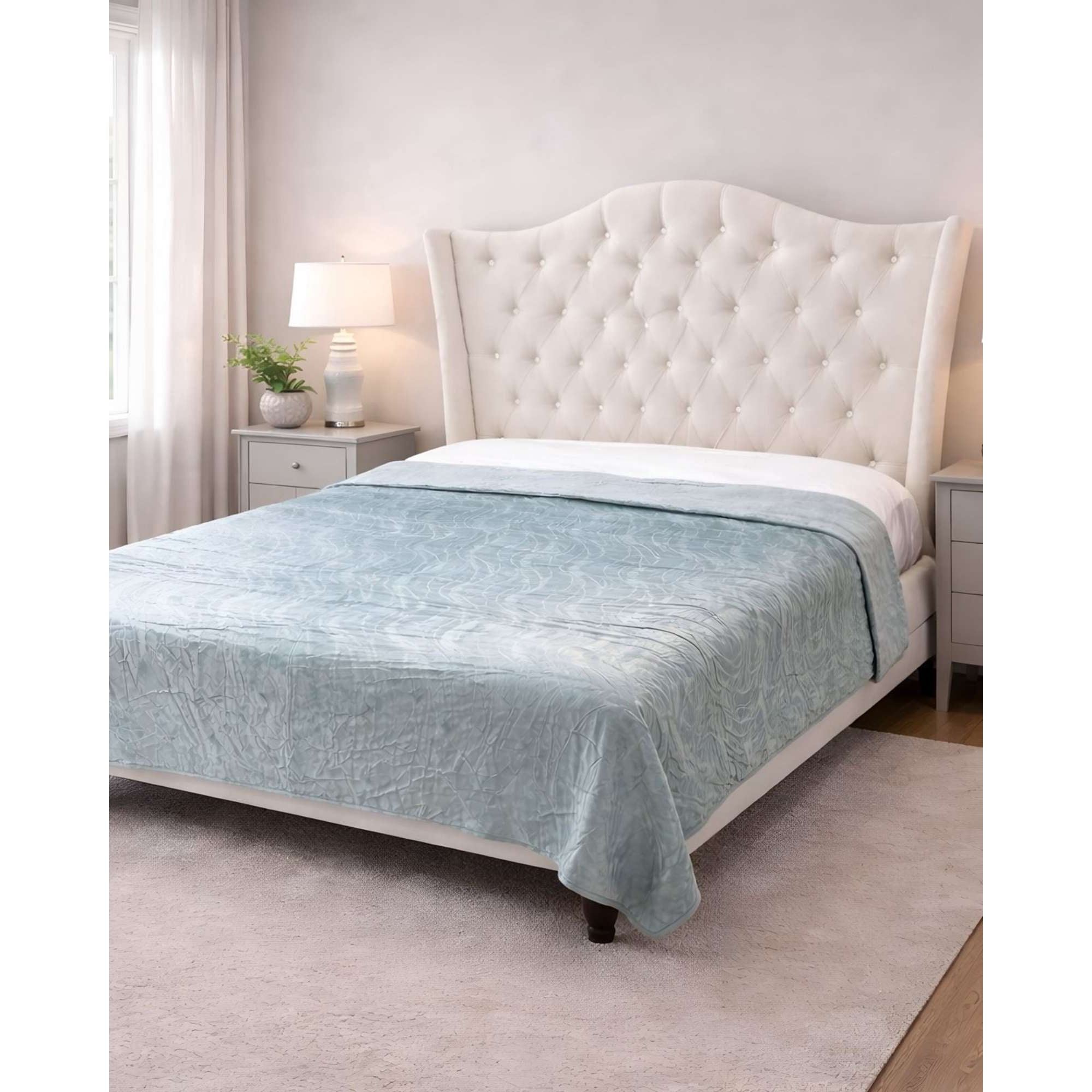 Imac Hogar - Mantas Frazada Delgada Plush 2 Plazas