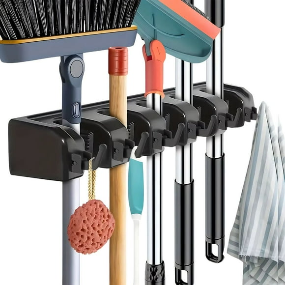 Soporte Útiles De Aseo Hogar Escobas Organizador Estático
