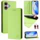 thumbnail image 1 of Funda Billetera con Soporte para iPhone 16 Bloqueo RFID Plegable Verde claro, 1 of 6