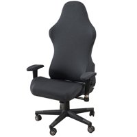 Xusx111 - Cubierta De La Silla De Poliéster Estirable De Tela Para La Silla Reclinable De Juegos De Carreras (Solo Cubiertas De La Silla) (Negro)
