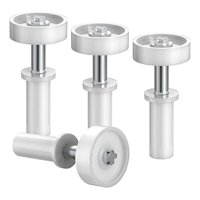 Bothyi - 4 Piezas De Herrajes Para Puertas De Armario Corredizas Plegables Para Puertas Plegables Estilo A