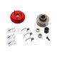 thumbnail image 2 of Volante De Engranaje 14T Con Juegos De Zapatas De Cojinete Para Piezas De Automóviles De 1/8 Rc Rojo + Plata, 2 of 5