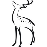 Rienda Libre Graphics - Decomural Deer Woodland Animals Ws-45424