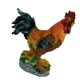 thumbnail image 1 of Resina Gallo Estatuilla Jardín Patio Adorno Granja Animal Decoración Rojo Marrón, 1 of 5