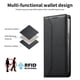 thumbnail image 3 of Funda tipo cartera con bloqueo RFID para iPhone 16 Plus cubierta magnética de cuero con tapa y soporte Negro, 3 of 6