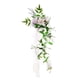 thumbnail image 1 of Decoraciones de pasillo de bodas Decoraciones de sillas con hojas y cintas Silla Banco Flores para recepción Vacaciones Boda Arco Decoración de fiesta B 60cm x 15cm, 1 of 5