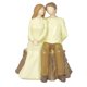 thumbnail image 2 of Boda De Estatua De Pareja Amorosa, Regalo De San Valentín Para La Estantería De La Sala, 2 of 5