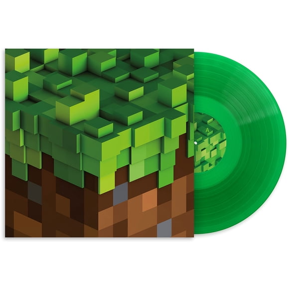 Vinilo Minecraft Volume Alpha Transparente Verde