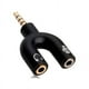 thumbnail image 1 of Adaptador Audio Micrófono 2 X 1 Auxiliar 3.5mm Para Pc Y Ps4, 1 of 3