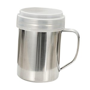 Bothyi - Agitador De Azúcar Y Café De Acero Inoxidable Para Hacer Harina, Pasteles, Capuchinos Y Magdalenas, 8,4 X 12 Cm