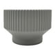 thumbnail image 3 of Maceteros Maceta De Ceramica Copon Lineas Gris Mate L, 3 of 7