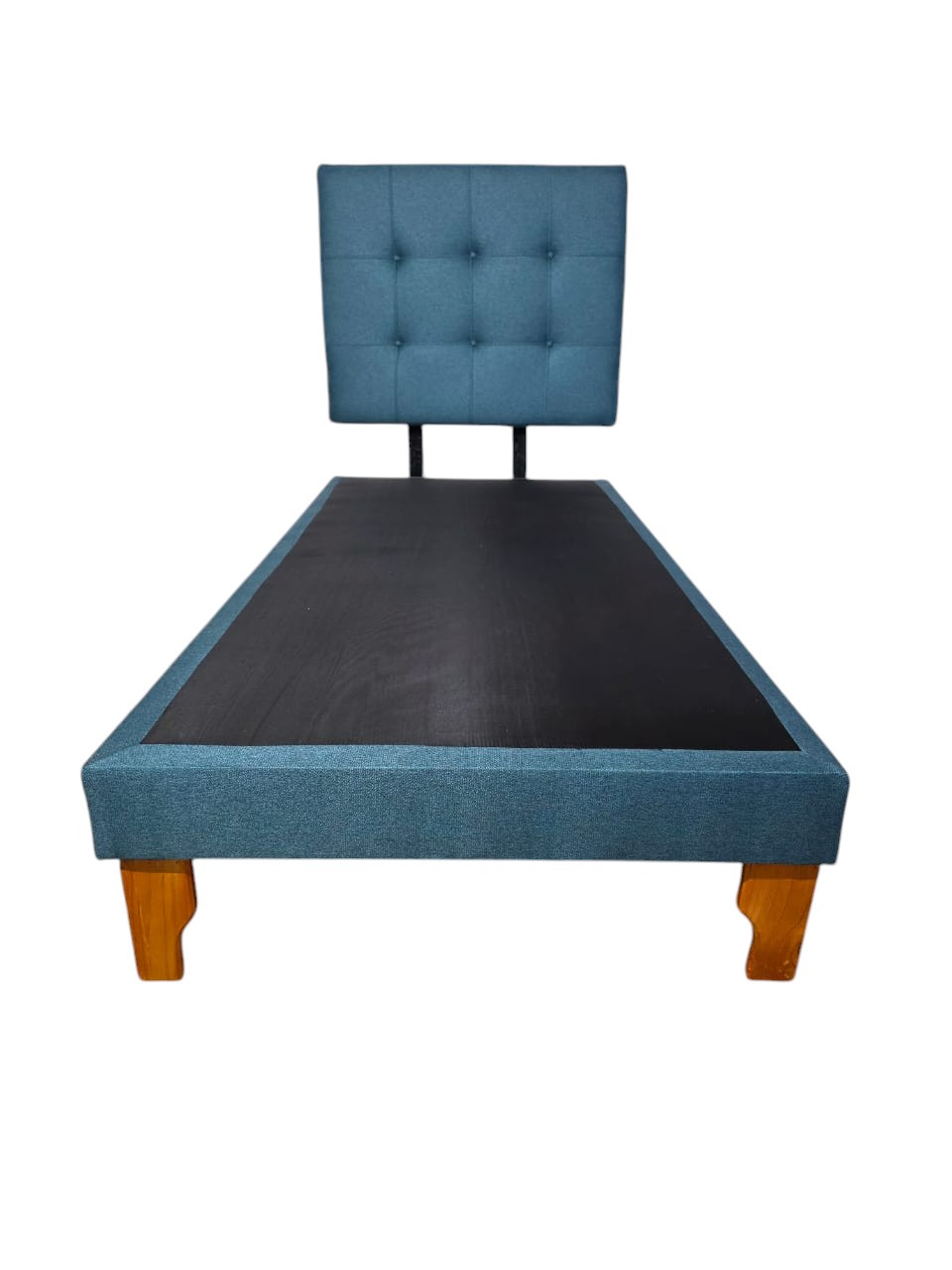 Diseños Valestrini - Cama De Plaza Lino Azul