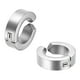 thumbnail image 3 of Aros argollas huggies unisex acero a presión plateado par, 3 of 7