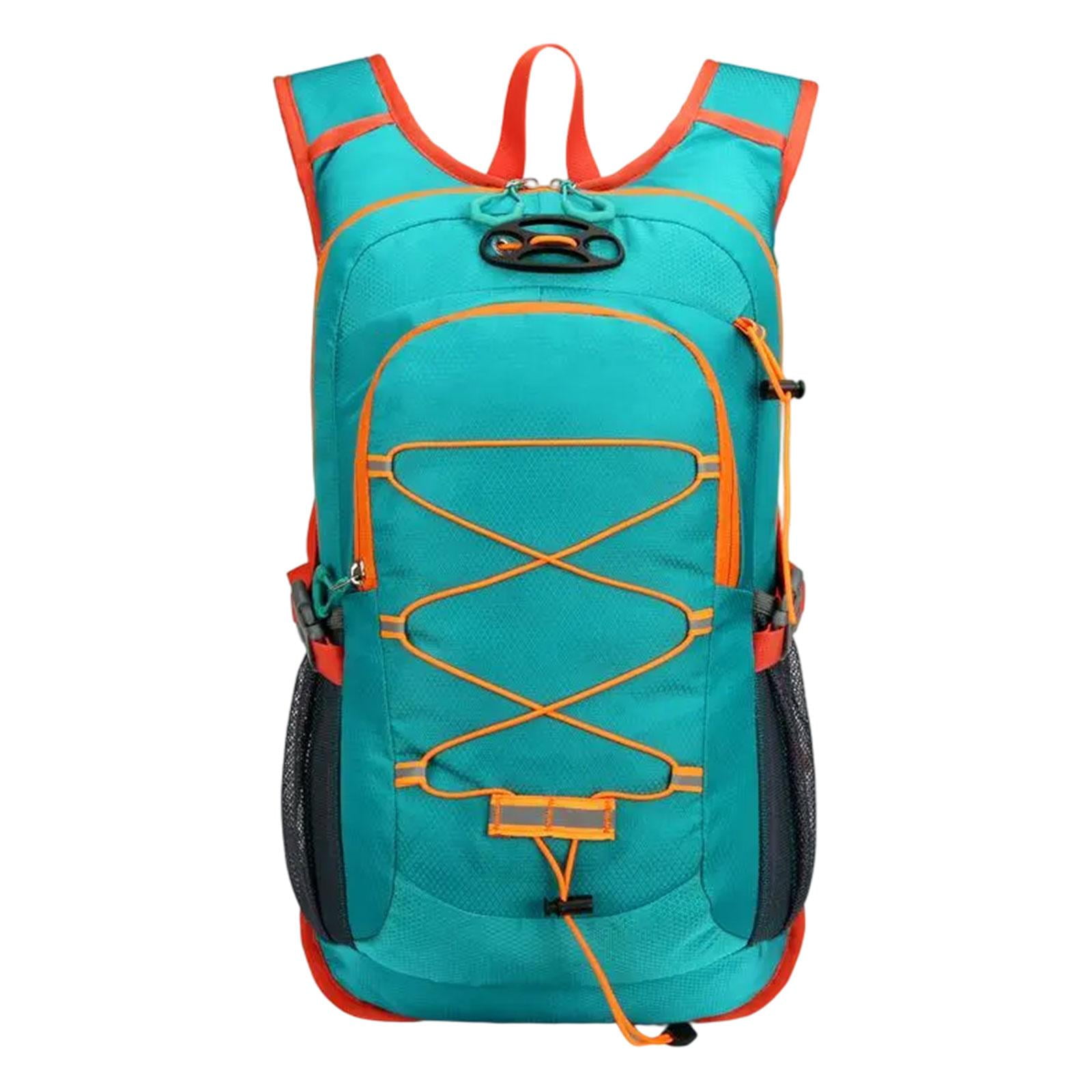 Magideal - Mochila De Hidratación Para Correr Al Aire Libre Con Correas Reflectantes, Mochila De Hidratación, Mochila De Senderismo Para Ciclismo, Trekking Y Cic Verde