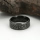 thumbnail image 2 of 1pc Norse Viking Amulet Rune Ring for Men - Fashionable and Protective Jewelry, 2 of 4