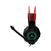 Monster Games - Audifonos Gamer Jack 3.5 Usb Pc Rgb Negro Trap
