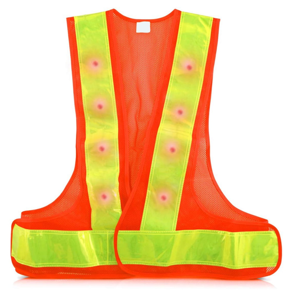 Chalecos Reflectantes 4Pcs Chaleco Reflector Para Niños - Chaleco Alta Visibilidad Para Niños, Visibilidad A 360°Amarillo , Chaleco De Seguridad Reflectante De Alta Visibilidad Para Carrera, Ciclismo Chaleco Antibalas Niño