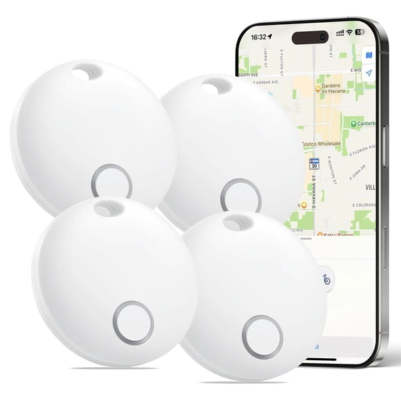 Smart Tag Rastreador de Equipaje Eelexa Air Tracker - Paquete de 4