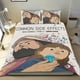 thumbnail image 1 of Efectos Secundarios Comunes Conjunto de sábanas temático, trío de piezas, cómodo y amigable con la piel, diseño único, regalo de decoración para el hogar para familiares, amigos y fans,140cm *210cm, 1 of 6