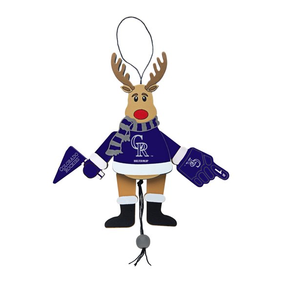 Ornamento de madera Boelter Brands 13 cm Rockies Cheer