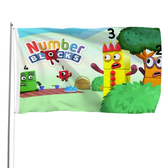 POCOYO Bandera impresa con temática, 120cm×180cm
