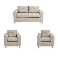 Muebles América - Living George 211 Cuero Auris Beige