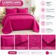 thumbnail image 5 of Cubrecama King con Diseño en Relieve y Pompones Decorativos, 5 of 6