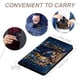 thumbnail image 4 of Noche en el Museo Porta Pasaporte y Cartera de Viaje Premium de Cuero PU, Funda de Pasaporte Bloqueo RFID con Ranuras para Tarjetas de Crédito, Estuche para Libro de Pasaporte para Familia 10cm × 15cm, 4 of 6