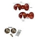 thumbnail image 2 of Pack 2 Unidades Soporte Simple De Madera Chocolate 28 Mm, 2 of 2