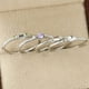 thumbnail image 2 of 4 pcs Shiny Zircon Inlaid Finger Ring - 14K Gold Plated Alloy Ring for Women, 2 of 4