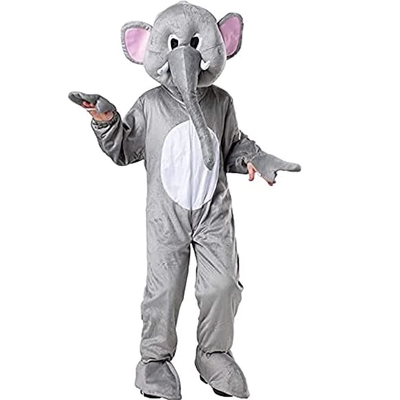 Disfraz de elefante para niños Dress Up America - Mascota de elefante infantil - Mascota de animal d