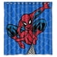 thumbnail image 1 of Cortina de ducha de Spiderman, juego de cortina de baño con ganchos, tamaño 66 x 72 pulgadas, 1 of 3