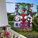 thumbnail image 5 of Spidey y sus Sorprendentes Amigos-bandera de jardín temática. Regalo perfecto para fans, amigos y familiares, ideal para actividades al aire libre y decoración de fiestas.28CM*45CM, 5 of 5