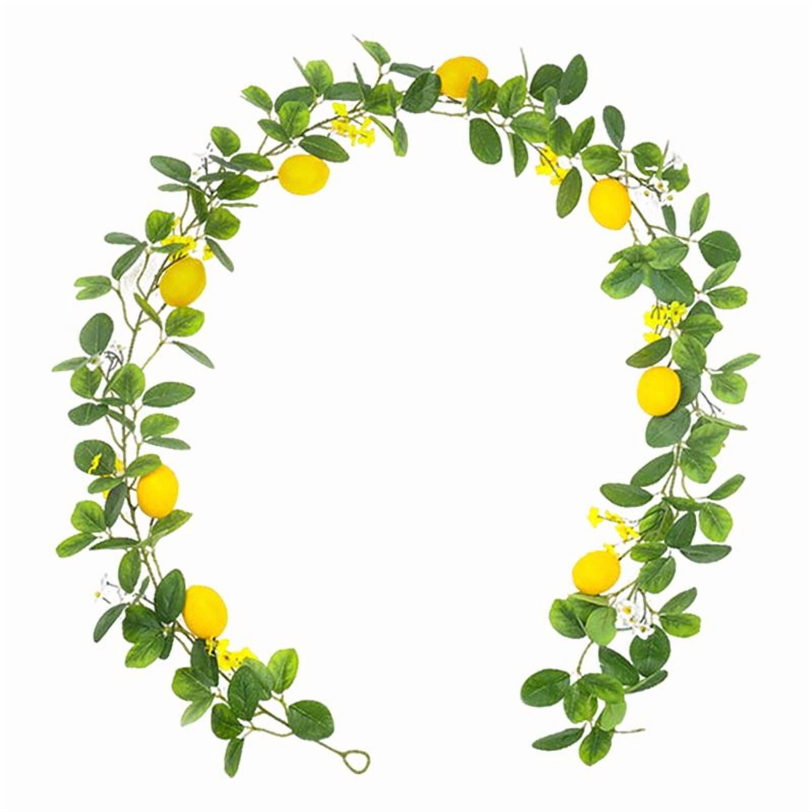 Bothyi - Guirnalda De Limones Artificiales, Fruta Falsa, Flores Artificiales Para San Valentín, Estilo Enredadera B