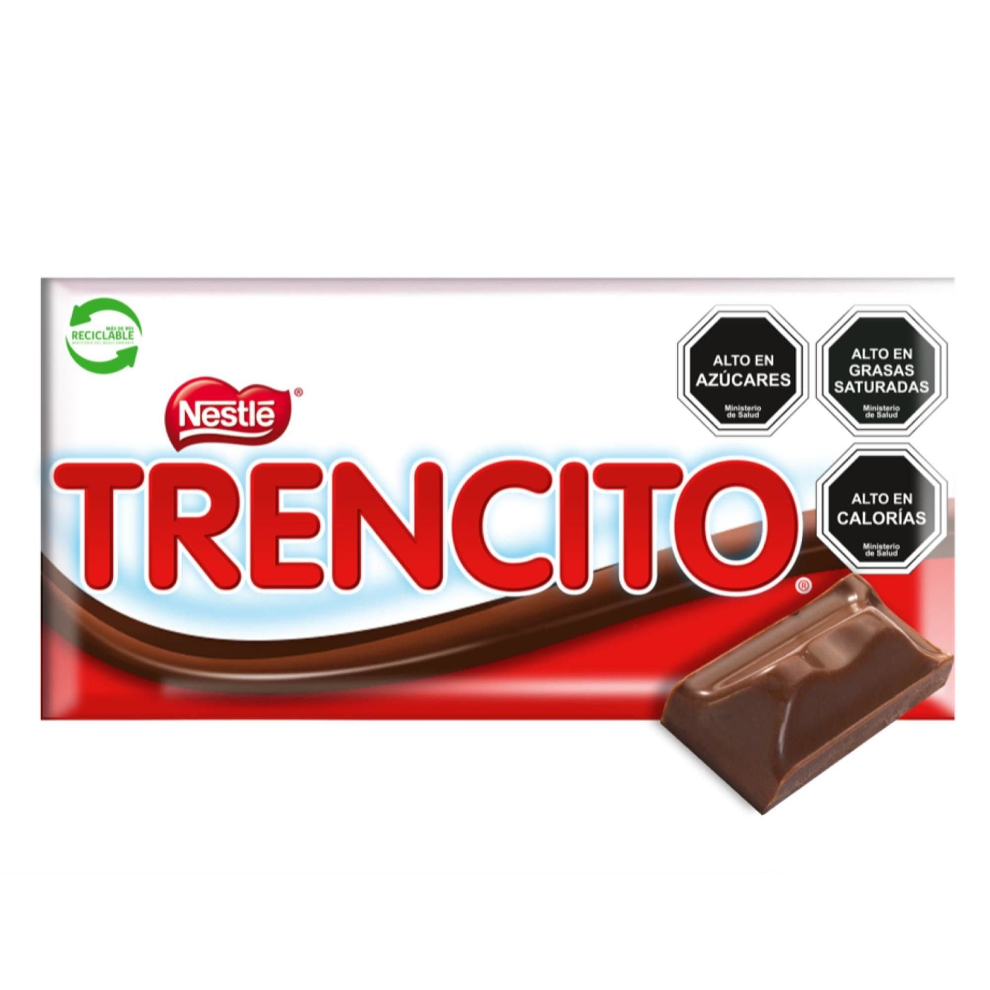 Chocolate De Leche Barra 150 g Trencito