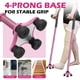 thumbnail image 3 of Muletas de antebrazo Hopelight plegables, rosa y negro, ajustables, 3 of 8
