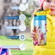 thumbnail image 5 of Mother Goose Club Botella de Agua con Tapa Pop Top de Un Toque, Acero Inoxidable, a Prueba de Fugas, para Deportes, Botella Infantil azul 12 oz, 5 of 6