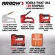 thumbnail image 3 of Corona redonda Staples Arrow T25 Heavy Duty para cable, paquete de 1100, 3 of 8