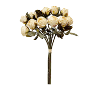 Vadell - Ramo De Rosas Envejecidas Crema 33Cm