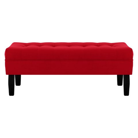 Bodevir - Banqueta Wood 2C Felpa 00 Rojo