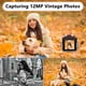 thumbnail image 3 of Cámara Digital Chuzhao Vintage Mini De 12 Mp 1080p Roja Con 16 Gb, 3 of 8