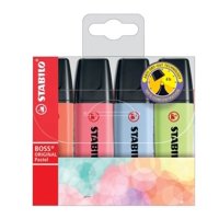 Stabilo - Pack Wallet 4 Destacadores Colores Pastel