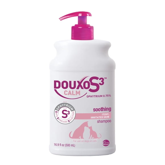 Champú Douxo S3 Calm 500 ml para perros y gatos con picazón en la piel