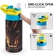 thumbnail image 4 of Bebé Yoda Botella de Agua con Tapa Pop Top de Un Toque, Acero Inoxidable, a Prueba de Fugas, para Deportes, Botella Infantil azul 12 oz, 4 of 6